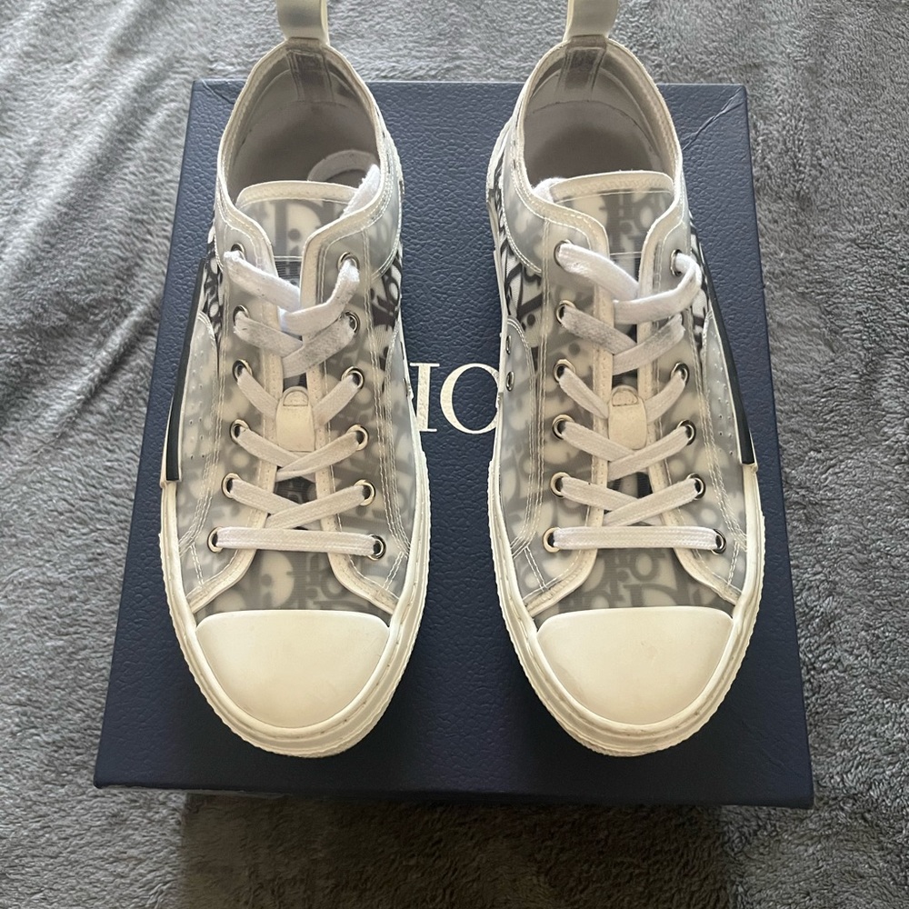 dior low top shoes b23 white